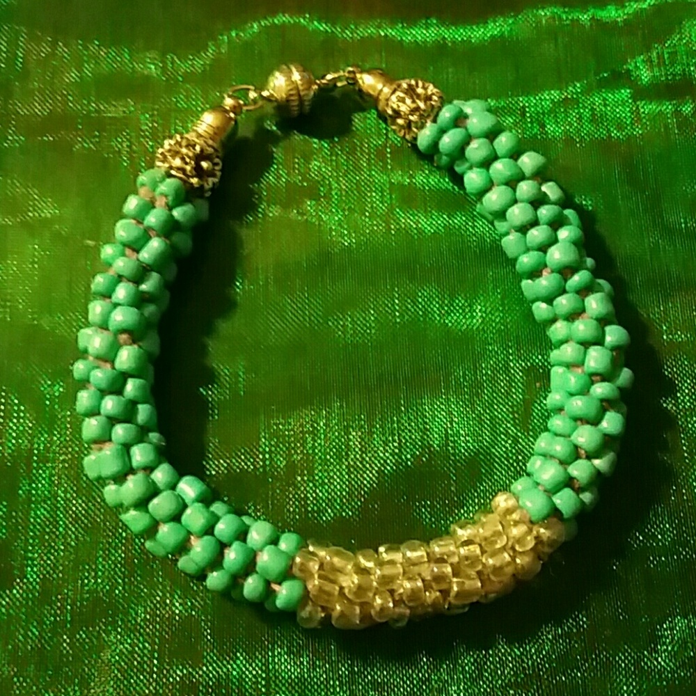 SOLD!!! PRICE DROP! Kumihimo bracelet
